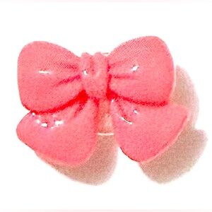 (10 for $16) Bow Resin Glossy Croc Charm Jibbit Shoe Charm Disney Croc Charms